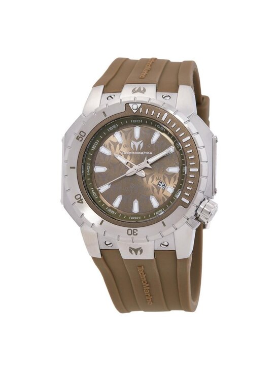 NWT Technomarine Manta Sea Quartz Green Dial Men\'s Watch